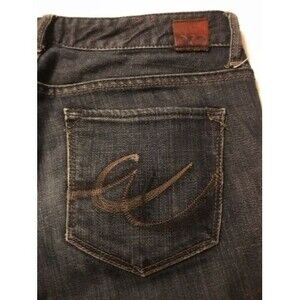 Express X2 Women's Jeans Dark Blue Stretch Skinny Jeans Size 4 X 33